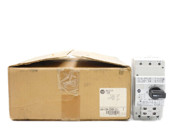 ALLEN BRADLEY 140-CMN-2500-CX-KN SER. C 575VAC 25A (BR/WH) NSMP