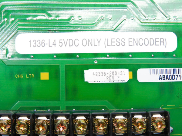 ALLEN BRADLEY 1336-L5 SER. A REV. F 5VDC NSMP