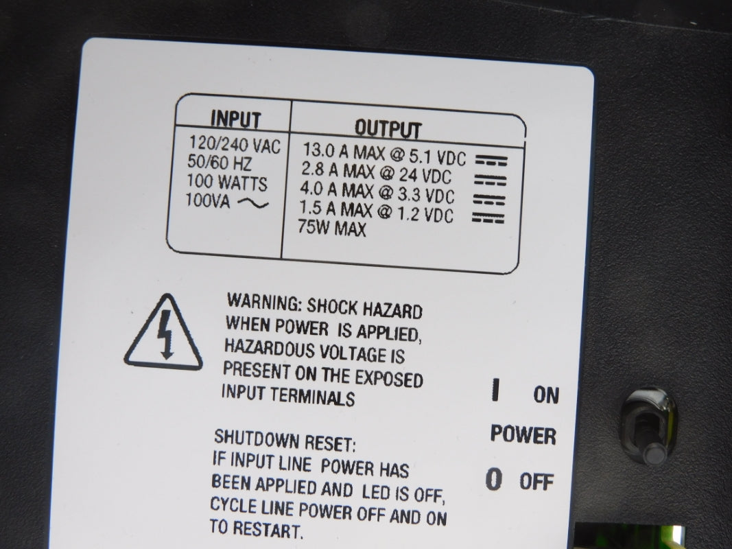 ALLEN BRADLEY 1756-PA75 SER. B 120/240VAC 13.0A NSMP