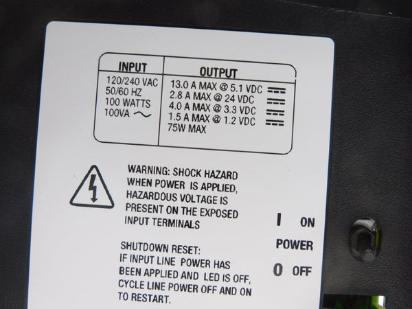 ALLEN BRADLEY 1756-PA75 SER. B 120/240VAC 13.0A NSMP