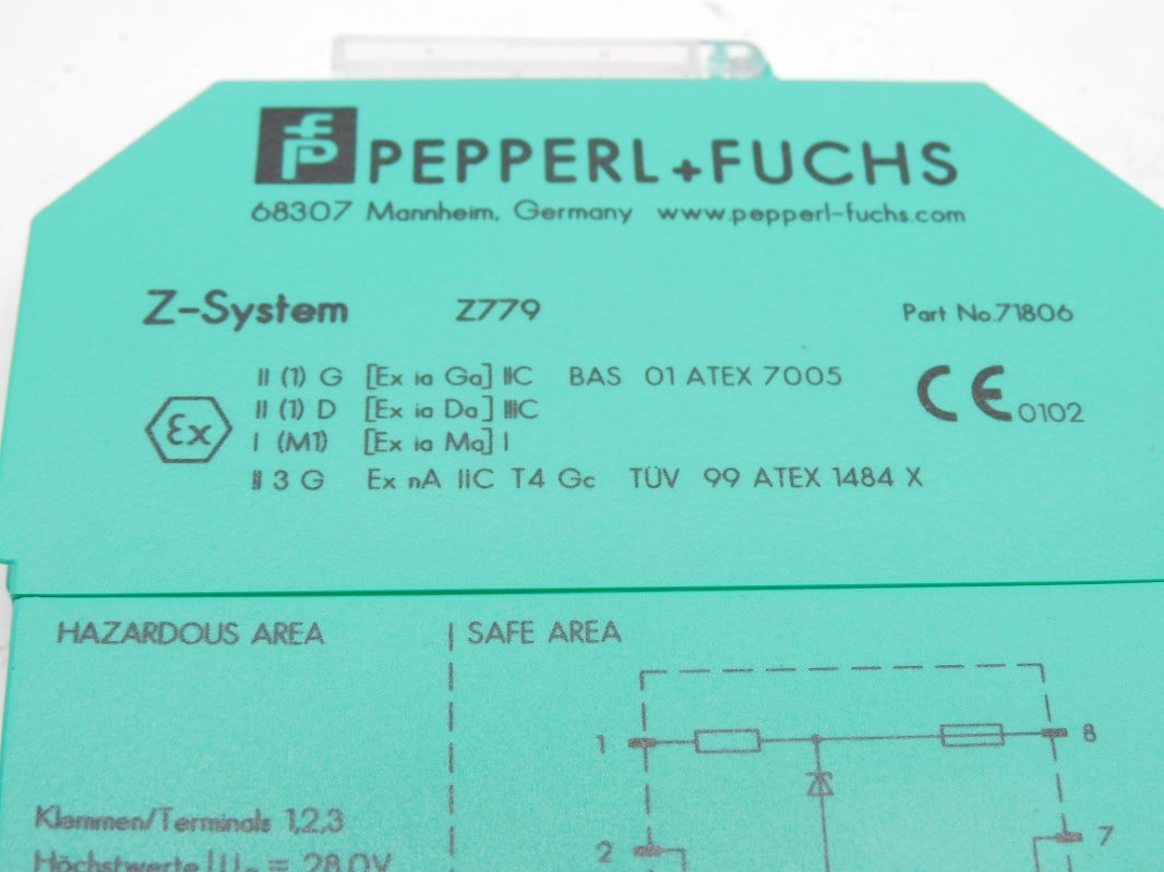 PEPPERL+FUCHS Z779 071806 250V NSMP