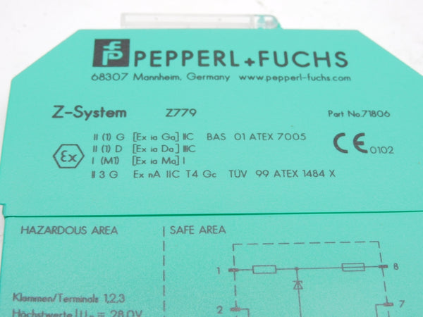 PEPPERL+FUCHS Z779 071806 250V NSMP