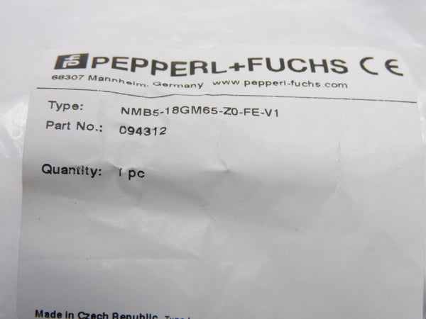 PEPPERL+FUCHS NMB5-18GM65-Z0-FE-V1 094312 6-30VDC NSMP