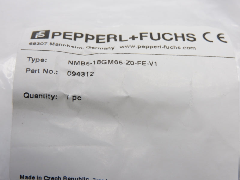 PEPPERL+FUCHS NMB5-18GM65-Z0-FE-V1 094312 6-30VDC NSMP