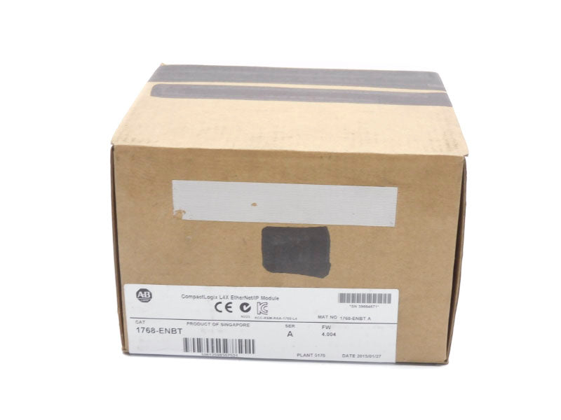 ALLEN BRADLEY 1768-ENBT SER. A F/W 4.004 DATE: 2015 NSFS