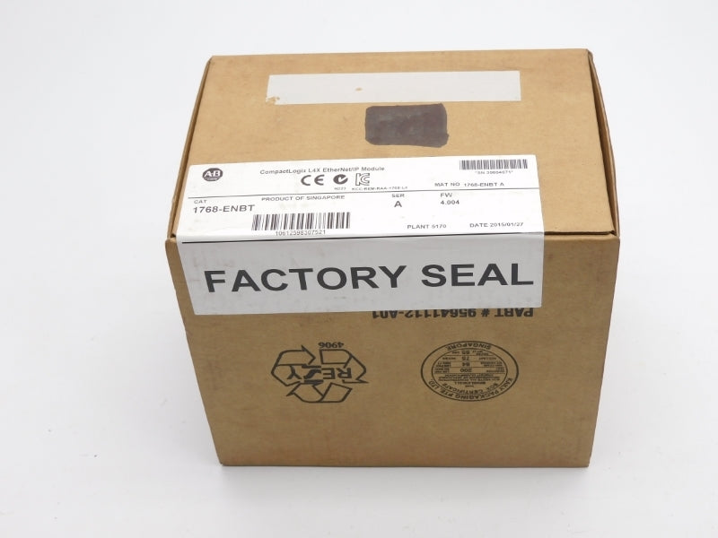 ALLEN BRADLEY 1768-ENBT SER. A F/W 4.004 DATE: 2015 NSFS
