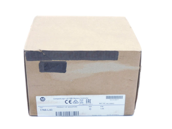 ALLEN BRADLEY 1768-L43 SER. C F/W: 1.05 DATE: 2015 NSFS