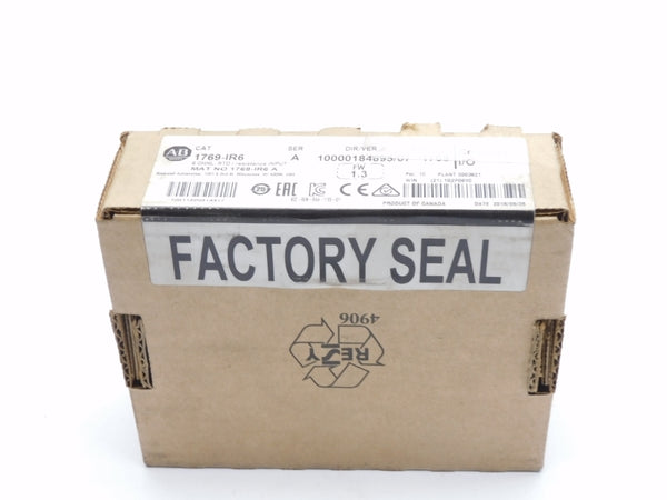 ALLEN BRADLEY 1769-IR6 SER. A F/W 1.3 DATE: 2018 NSFS
