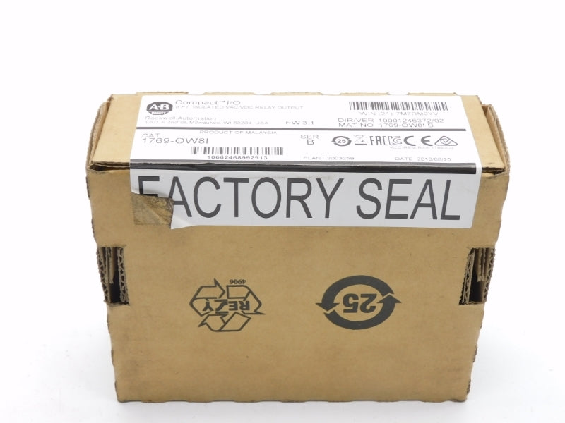 ALLEN BRADLEY 1769-OW8I SER. B F/W 3.1 DATE: 2018 NSFS