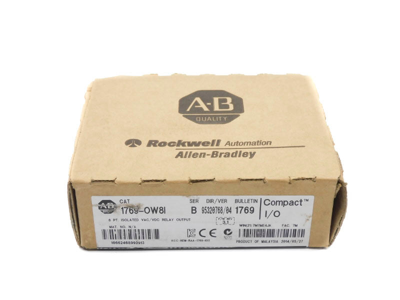 ALLEN BRADLEY 1769-OW8I SER. B F/W 3.1 DATE: 2014 NSFS