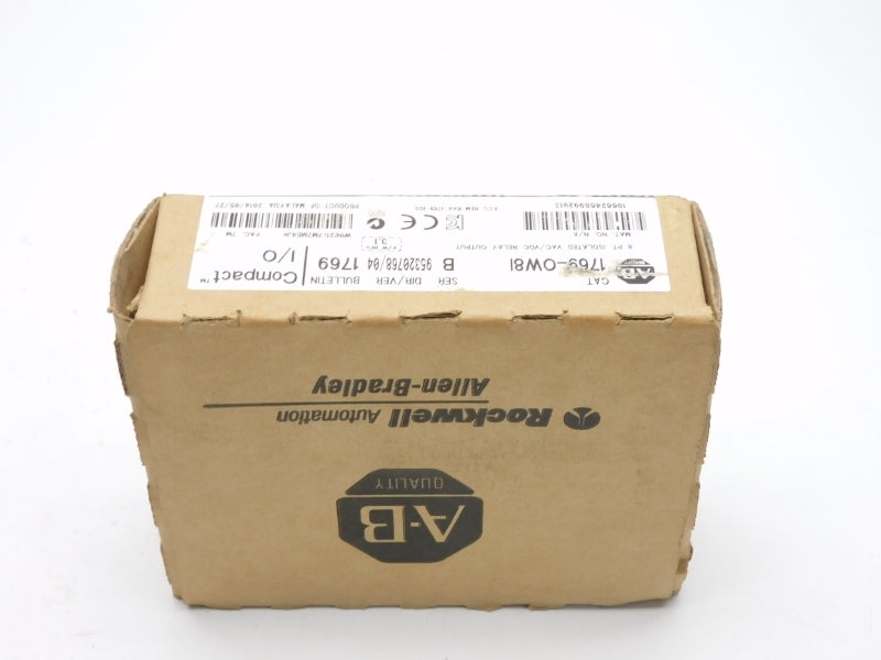 ALLEN BRADLEY 1769-OW8I SER. B F/W 3.1 DATE: 2014 NSFS