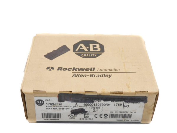 ALLEN BRADLEY 1769-IF4I SER. A F/W 2.1 DATE: 2012 NSFS
