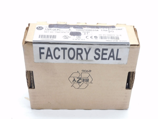 ALLEN BRADLEY 1769-OF8C SER. A F/W 2.1 DATE: 2012 NSFS