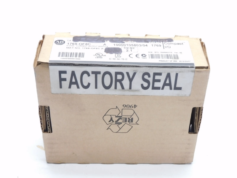 ALLEN BRADLEY 1769-OF8C SER. A F/W 2.1 DATE: 2012 NSFS
