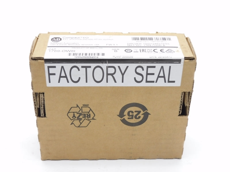 ALLEN BRADLEY 1769-OW8I SER. B F/W 3.1 DATE: 2019 NSFS