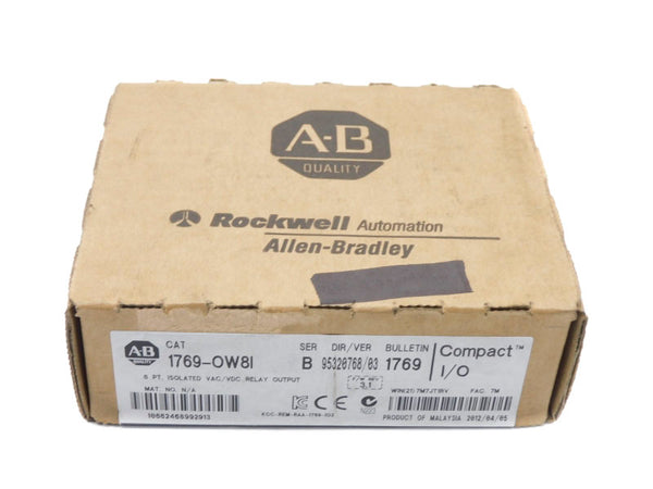 ALLEN BRADLEY 1769-OW8I SER. B F/W 3.1 DATE: 2012 NSFS