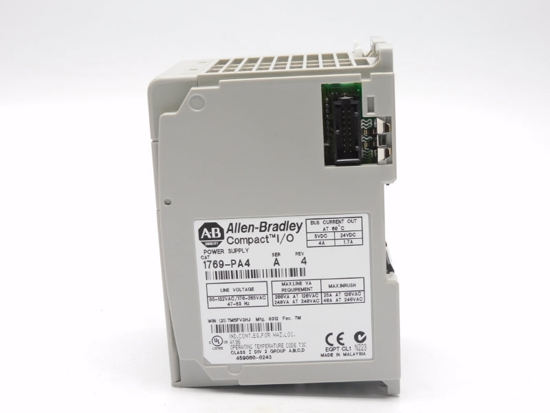 ALLEN BRADLEY 1769-PA4 SER. A 170-265VAC REV. 2 NSMP