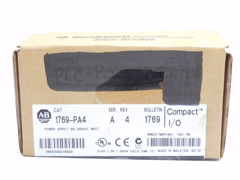 ALLEN BRADLEY 1769-PA4 SER. A 170-265VAC REV. 2 NSMP
