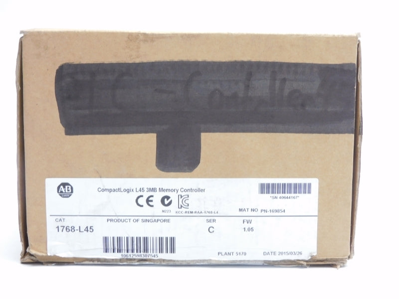 ALLEN BRADLEY 1768-L45 SER. C 24VDC 2A F/W 1.05 NSMP