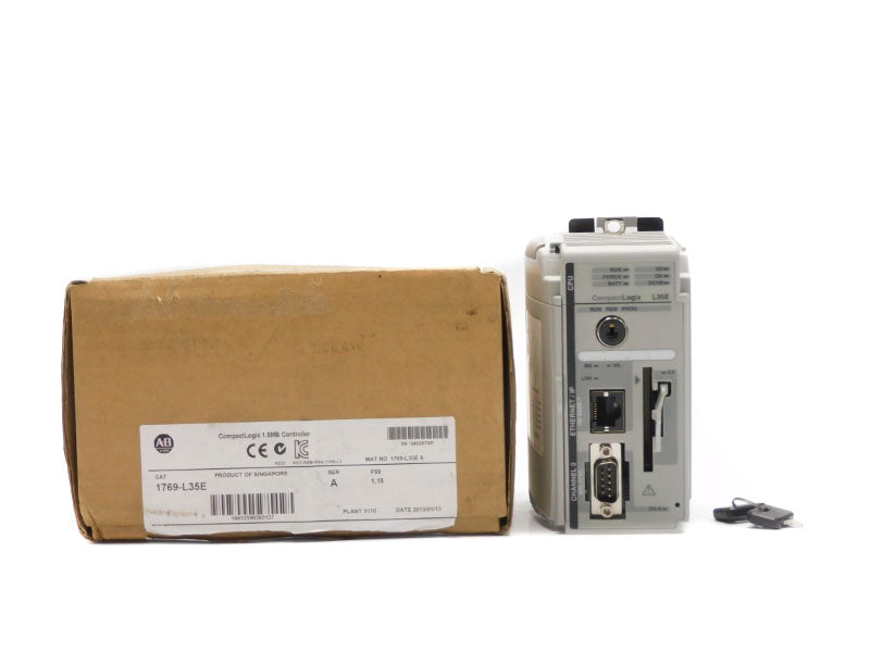 ALLEN BRADLEY 1769-L35E SER. A F/W 1.15 24VDC .66A NSMP