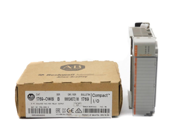 ALLEN BRADLEY 1769-OW8I SER. B F/W 3.1 240VAC 2.5A NSMP