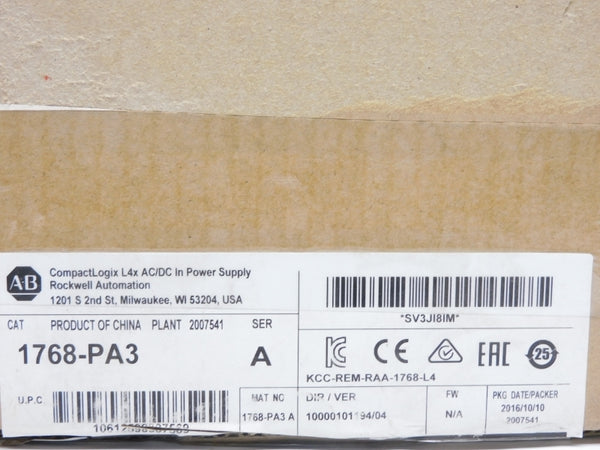 ALLEN BRADLEY 1768-PA3 SER. A 120/240VAC 1.5A NSMP