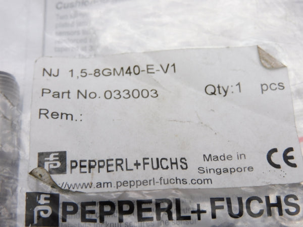 PEPPERL+FUCHS NJ1,5-8GM40-E-V1 033003 NSMP