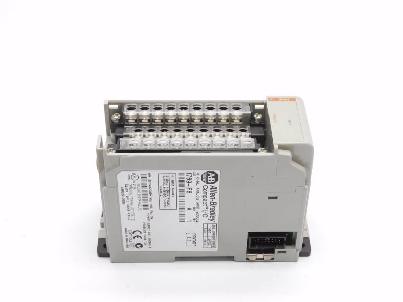 ALLEN BRADLEY 1769-IF8 SER. A 24VDC 0.12A F/W 1.1 (NO DOOR) NSNP