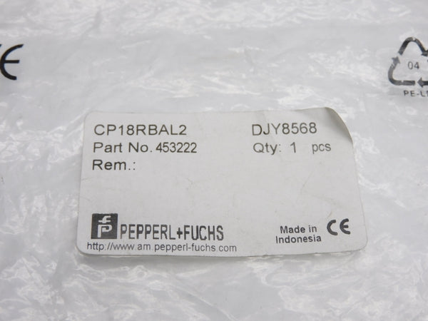 PEPPERL+FUCHS CP18RBAL2 453222 20-260VAC/12-260VDC NSMP