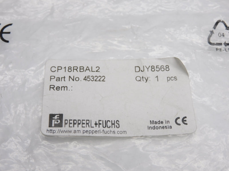 PEPPERL+FUCHS CP18RBAL2 453222 20-260VAC/12-260VDC NSMP