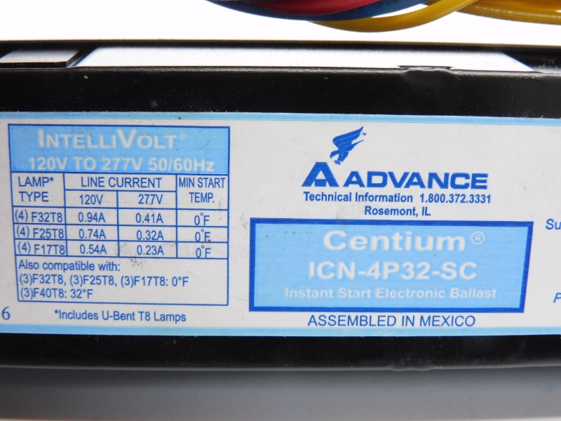 ADVANCE ICN-4P32-SC 120-277V 0.94A NSNP