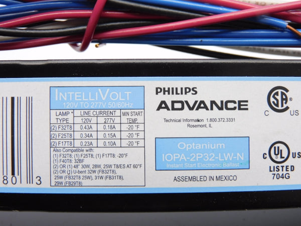 ADVANCE IOPA-2P32-LW-N 120-277V 0.43A NSNP