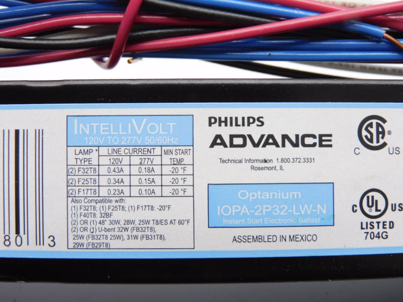 ADVANCE IOPA-2P32-LW-N 120-277V 0.43A NSNP