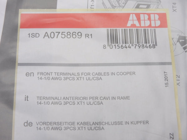 ABB 1SDA075869R1 (PKG OF 3) NSMP