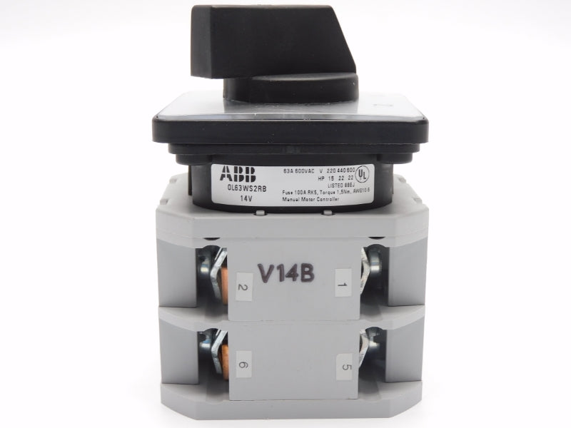 ABB 1SCA111545R1001 OL63WS2RB 600VAC 63A NSNP