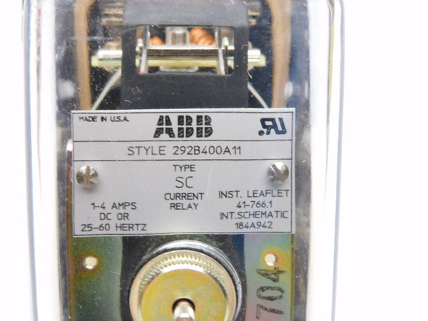 ABB 292B400A11 1-4A NSMP