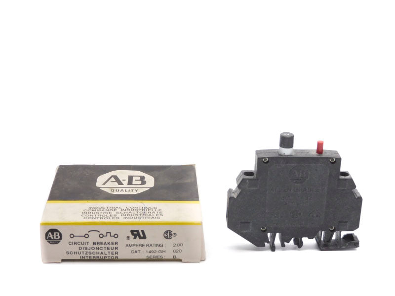ALLEN BRADLEY 1492-GH020 SER. B 250V 2.00A (BK/YL) NSMP