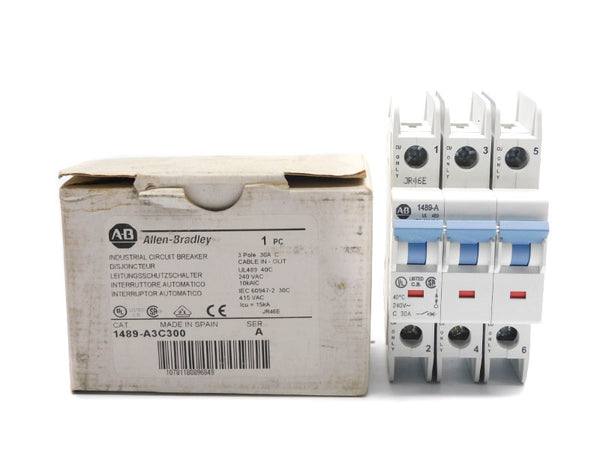 ALLEN BRADLEY 1489-A3C300 SER. A 240VAC 30A NSMP