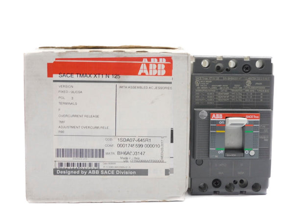 ABB 1SDA074645R1 SACETMAXXT1N125 480V 125A NSMP