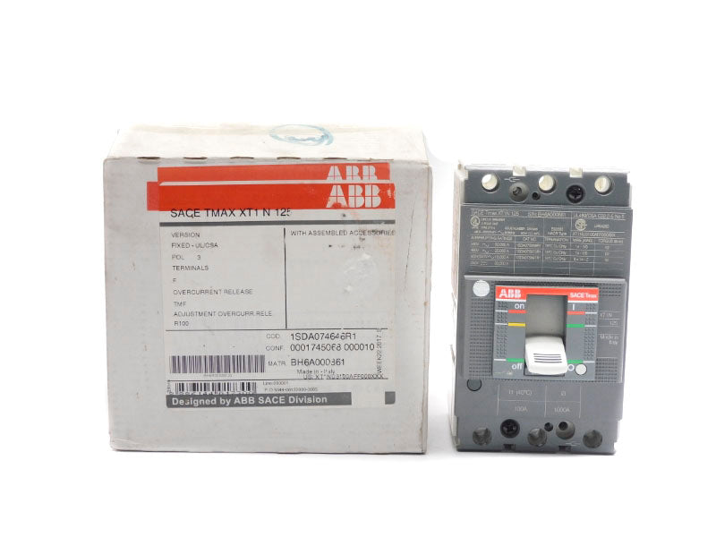 ABB 1SDA074646R1 SACETMAXXT1N125 480V 125A NSMP