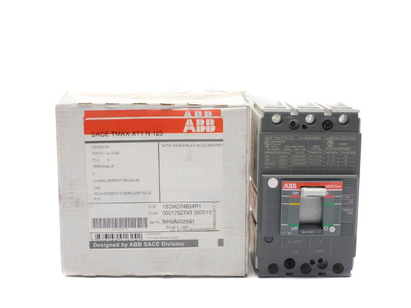 ABB 1SDA074634R1 SACETMAXXT1N125 480V 125A NSMP