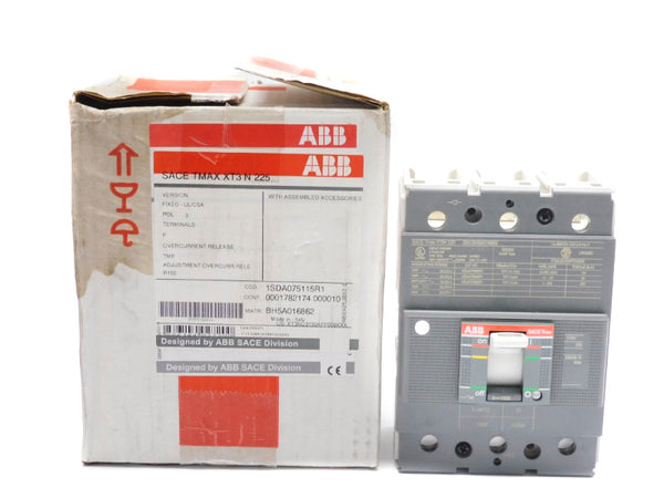 ABB 1SDA075115R1 SACETMAXXT3N225 480V 225A NSMP