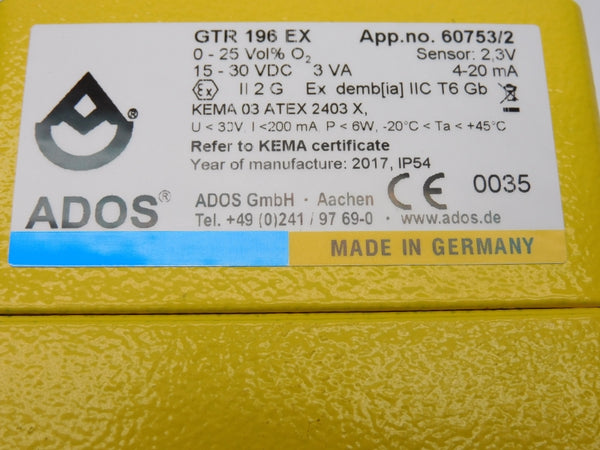 ADOS GTR196EX 60753/2 15-30VDC NSNP
