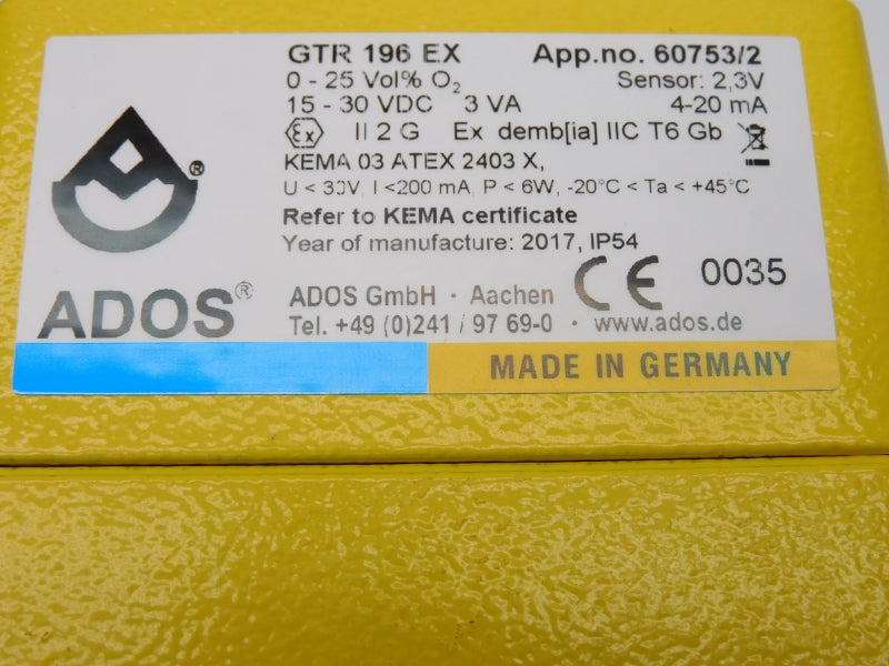 ADOS GTR196EX 60753/2 15-30VDC NSNP