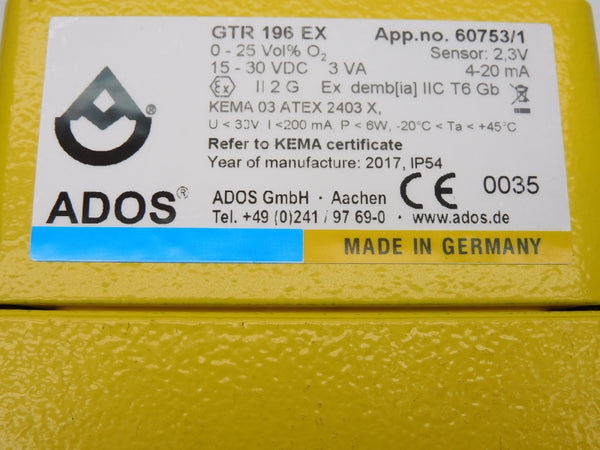 ADOS GTR196EX 60753/1 15-30VDC NSNP