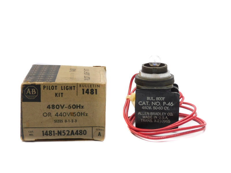 ALLEN BRADLEY 1481-N52A480 SER. A 480V (BK/YL) NSMP