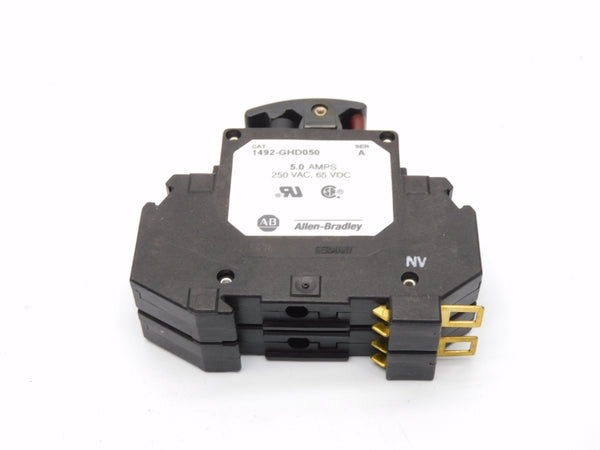 ALLEN BRADLEY 1492-GHD050 SER. A 250VAC 5.0A (WH) NSMP