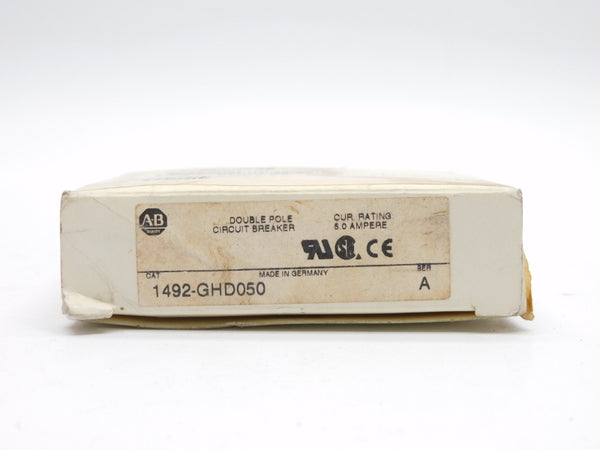 ALLEN BRADLEY 1492-GHD050 SER. A 250VAC 5.0A (WH) NSMP