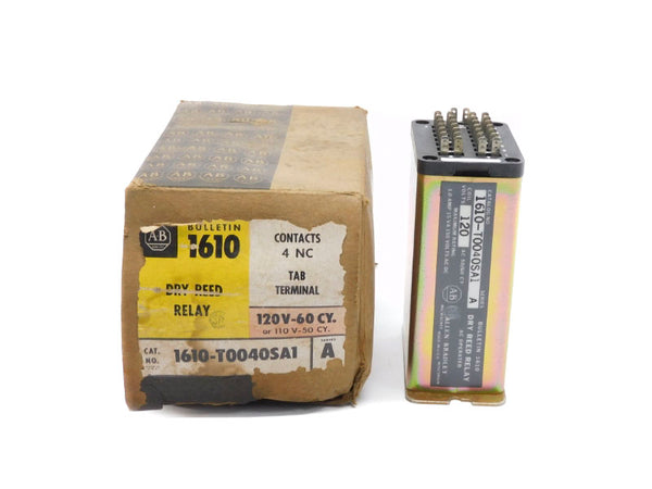 ALLEN BRADLEY 1610-T0040SA1 SER. A 120VAC 1.0A (BR/YL) NSMP