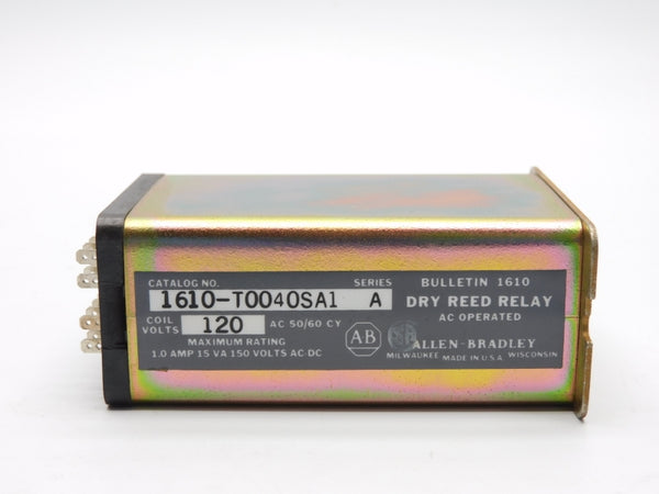 ALLEN BRADLEY 1610-T0040SA1 SER. A 120VAC 1.0A (BR/YL) NSMP